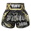 Custom TUFF Muay Thai Boxing Shorts Thai King Of Naga Black