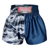 Kombat Gear Muay Thai Boxing shorts Grey Army Camouflage Navy Blue Star Pattern