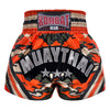 Kombat Muay Thai Boxing Camouglage Shorts Orange Green With Stripe