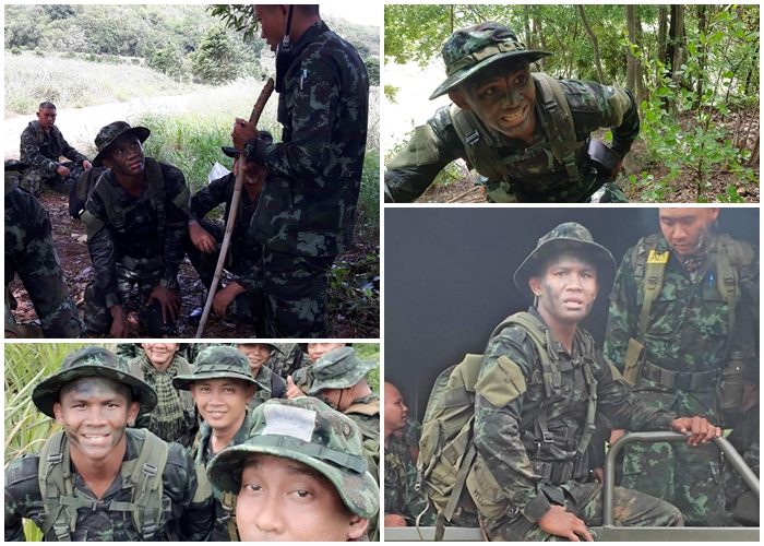 Lieutenant "Buakaw" is showing his photos during the military drill and it looks AWESOME!!