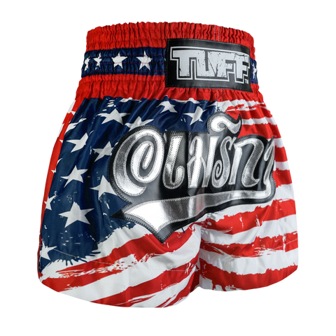 TUFF Muay Thai Boxing Shorts American Muay Thai Fighter