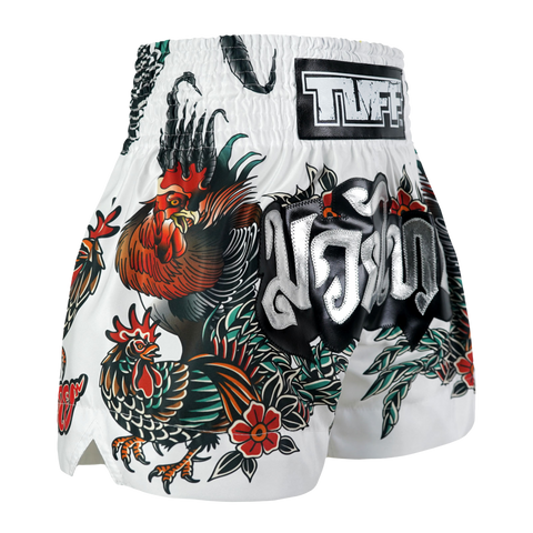 TUFF Muay Thai Boxing Shorts Origin of Thai Rooster