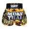 Custom TUFF Muay Thai Boxing Shorts New Yellow Military Camouflage