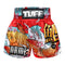 Custom TUFF Muay Thai Boxing Shorts Red Japanese Koi Fish