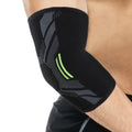 TUFF Nylon Knitted Elbow Pads Guards Arm Brace Support Gym Training Compression Sleeve