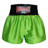 Kombat Gear Muay Thai Boxing shorts Star Pattern Green Black Waist