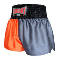 Kombat Gear Muay Thai Boxing shorts Star Pattern Two Tone Orange Grey With Black Waist