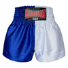 Kombat Gear Muay Thai Boxing shorts Star Pattern Two Tone Blue White