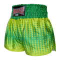 Kombat Gear Muay Thai Boxing shorts Green Star Gradient
