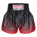 Kombat Gear Muay Thai Boxing shorts Red Gradient Polka Dot With Black