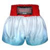 Kombat Gear Muay Thai Boxing shorts Blue Gradient Polka Dot With White
