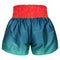 Kombat Gear Muay Thai Boxing shorts Green Gradient Polka Dot With Navy Blue