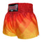 Kombat Gear Muay Thai Boxing shorts Yellow Orange Red Rhombus Gradient