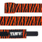TUFF Unisex 100% Nylon, Zebra Orange Hand Wraps
