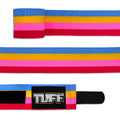 TUFF Unisex 100% Nylon, Rainbow Hand Wraps