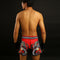 TUFF Muay Thai Boxing Shorts New Retro Style Red Chinese Dragon TUF-MRS205