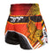 TUFF Muay Thai Boxing Shorts Red With Double Tiger