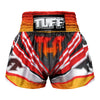 TUFF Muay Thai Boxing Shorts Red Cool Design