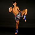 TUFF Muay Thai Boxing Shorts Grey Cruel Tiger TUF-MS613-GRY