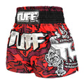 TUFF Muay Thai Boxing Shorts Red Camo Army Camouflage TUF-MS615