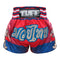 TUFF Muay Thai Boxing Shorts Pink With Double Ivory Tiger TUF-MS616