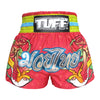 TUFF Muay Thai Boxing Shorts Pink With Classic Rose