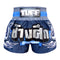 TUFF Muay Thai Boxing Shorts Blue War Elephant