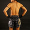 TUFF Muay Thai Boxing Shorts New Black Military Camouflage TUF-MS640-BLK
