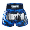TUFF Muay Thai Boxing Shorts New Blue Military Camouflage TUF-MS640-BLU