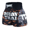 TUFF Muay Thai Boxing Shorts New Brown Military Camouflage TUF-MS640-BRN