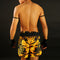 TUFF Muay Thai Boxing Shorts New Yellow Military Camouflage TUF-MS640-YLW
