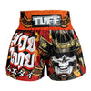 TUFF Muay Thai Boxing Shorts Samurai Skull