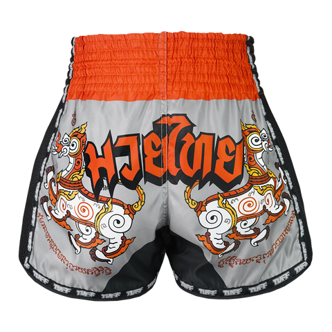 TUFF Muay Thai Boxing Shorts New Retro Pattern Hanuman Yantra