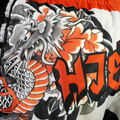 TUFF Muay Thai Boxing Shorts New Retro Pattern Senshi Ryu Dragon Warrior