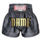 Custom Kombat Gear Muay Thai Boxing shorts Black Denim Pattern