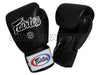 Fairtex Muay Thai Boxing Gloves Solid Black BGV1