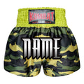 Custom Kombat Gear Muay Thai Boxing shorts Green Camouflage