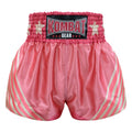 Kombat Gear Muay Thai Boxing shorts Pink Star Pattern With White Pink Strips
