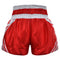 Kombat Muay Thai Boxing Red Shorts With White Stripe