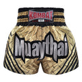 Kombat Muay Thai Boxing Ivory Steel With Black Stripe