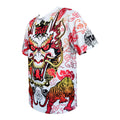TUFF Muay Thai Shirt King of Dragon in White